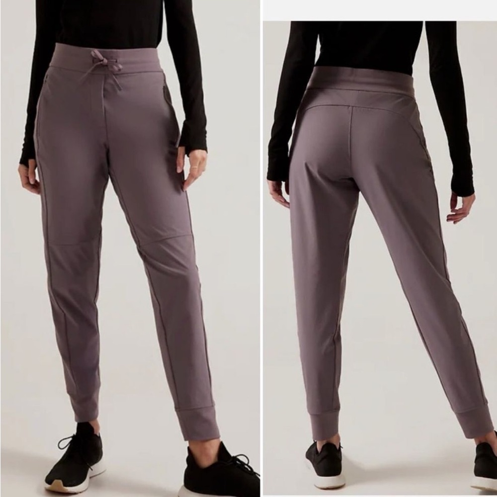 Athleta Headlands Hybrid Trek Mid Rise Joggers